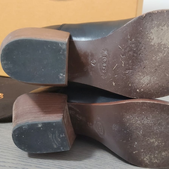 100% Authentic Tod's Curio Tex booties Sz 37 - Picture 5 of 9